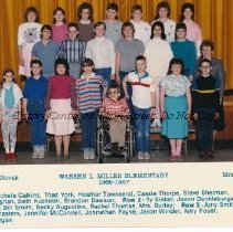 Fifth Grade Classes 1986-1987